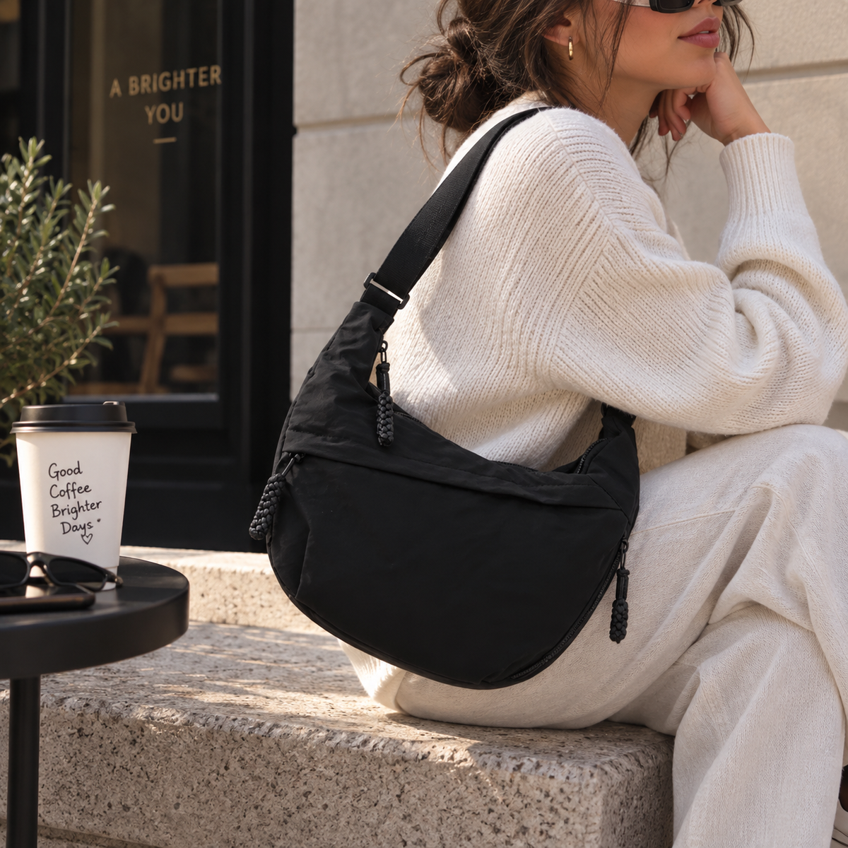 Luna | Crescent Shoulder Bag