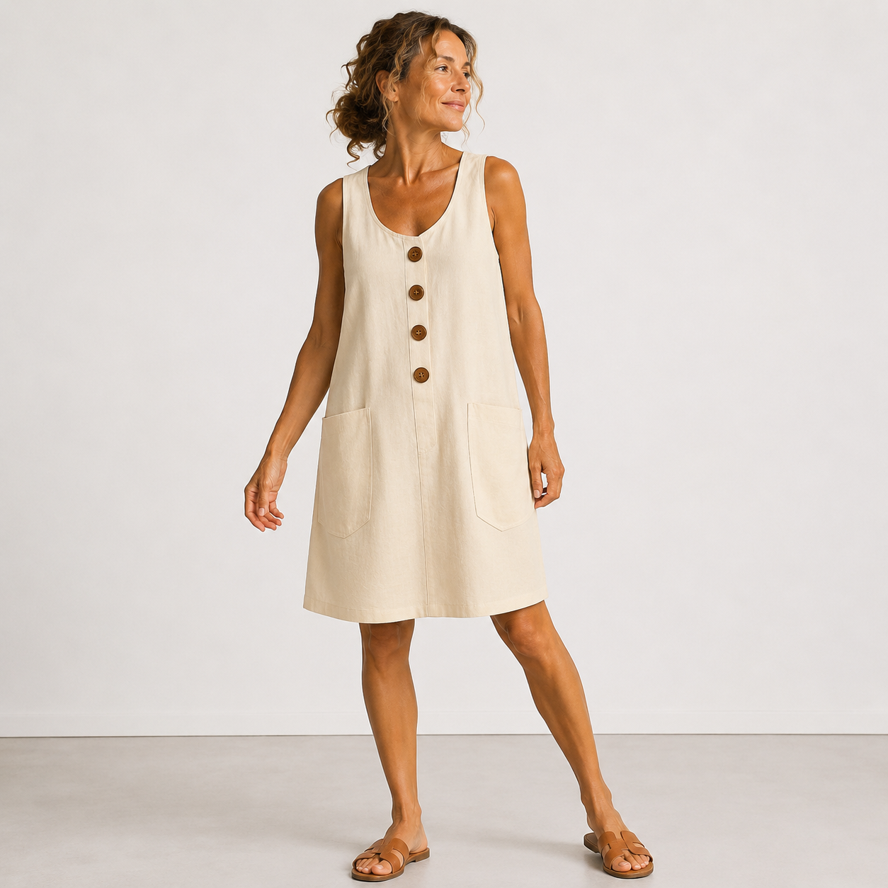 Macey - Cotton Linen Dress