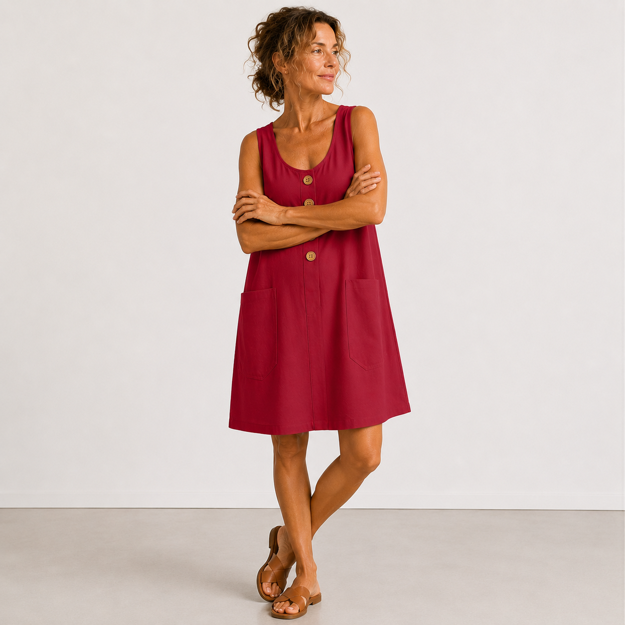Macey - Cotton Linen Dress