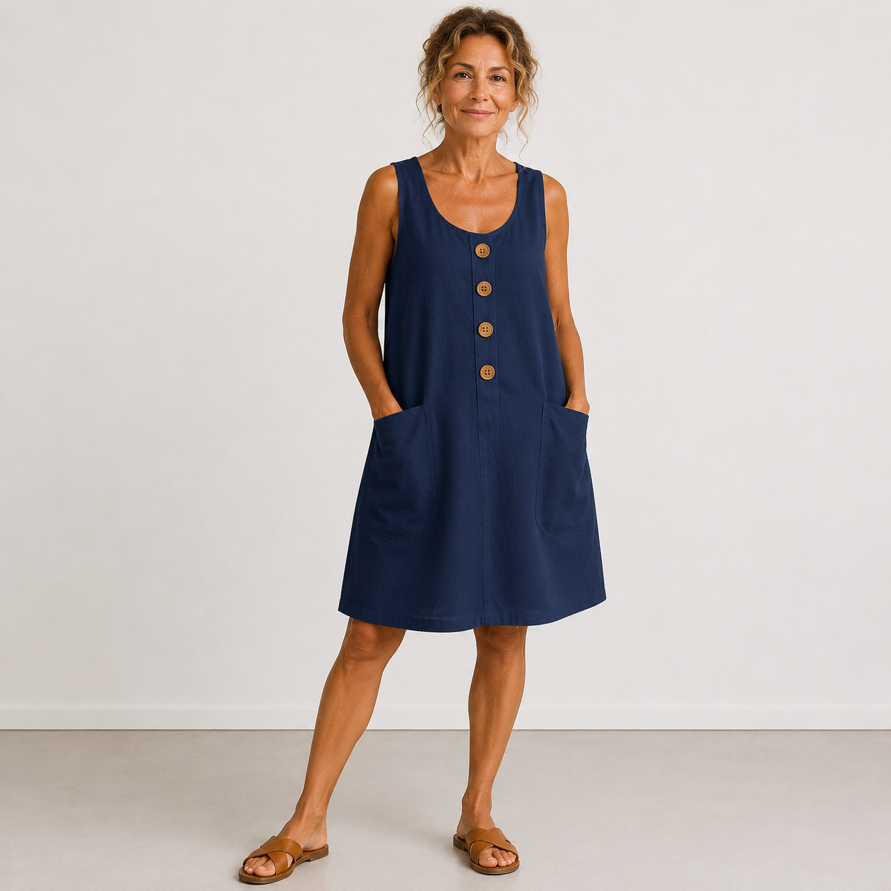 Macey - Cotton Linen Dress
