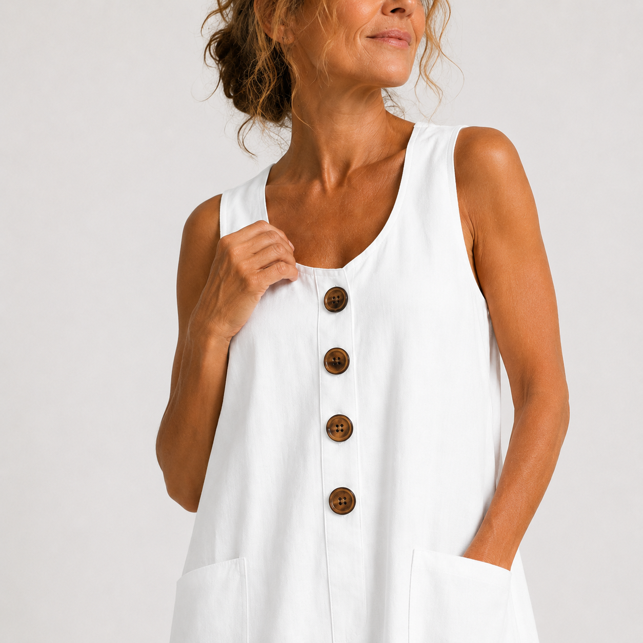 Macey - Cotton Linen Dress