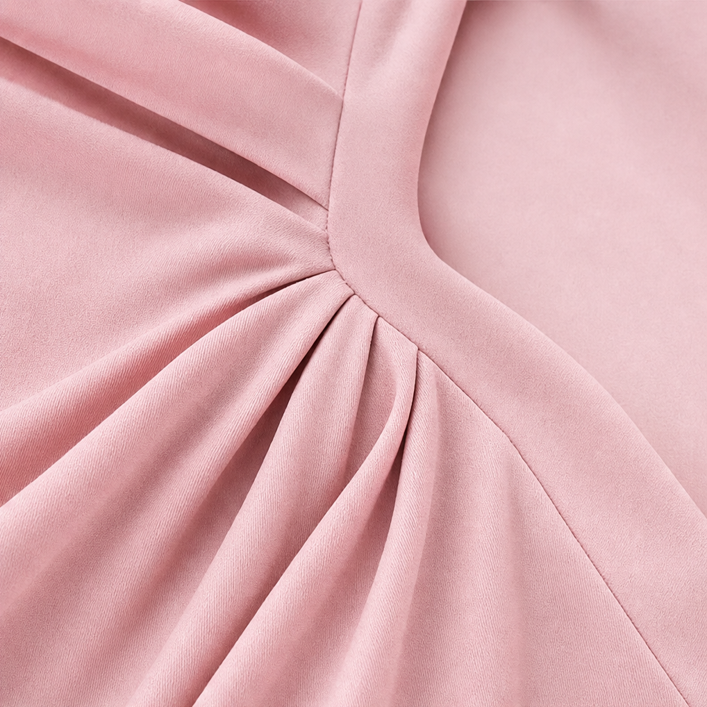 Rowena | 3D Rose Ruched Bodycon Midi Dress