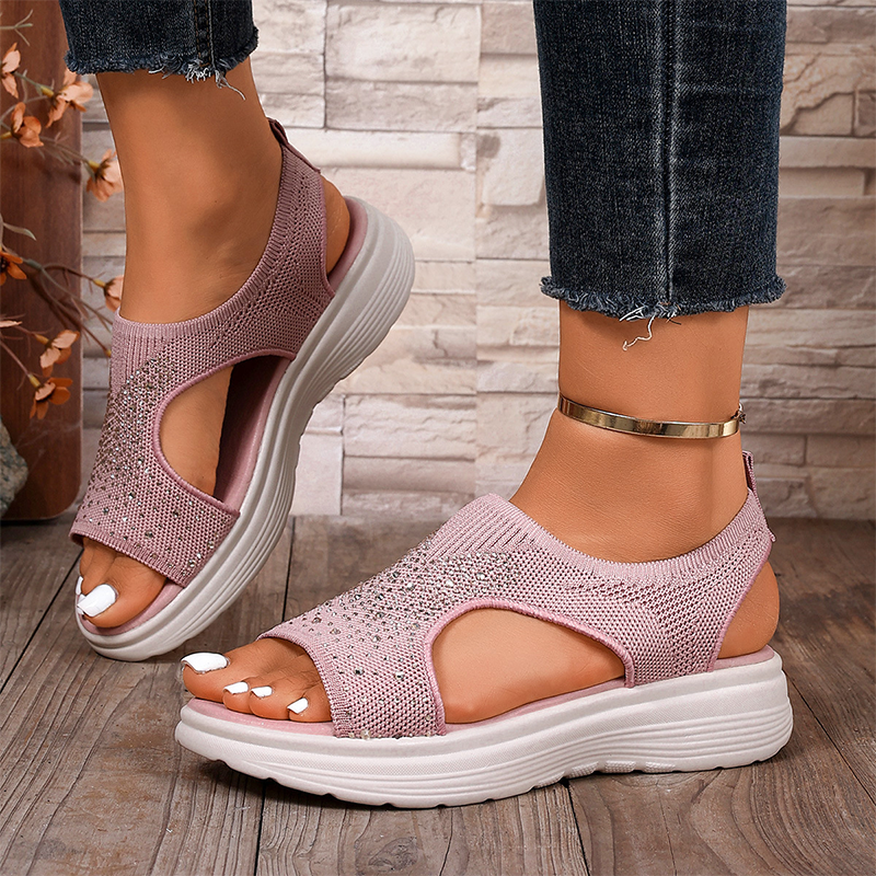Anna™ | Women’s Comfort Sparkle Platform Sandals