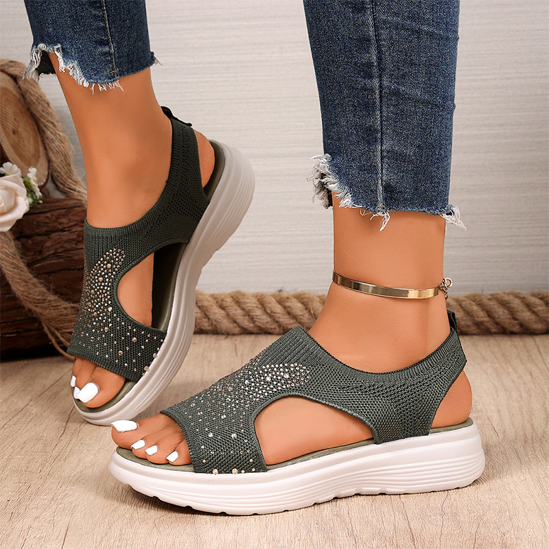 Anna™ | Women’s Comfort Sparkle Platform Sandals