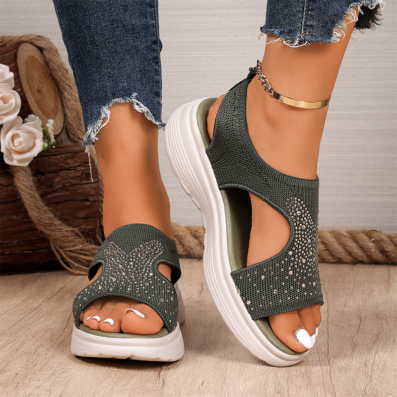 Anna™ | Women’s Comfort Sparkle Platform Sandals